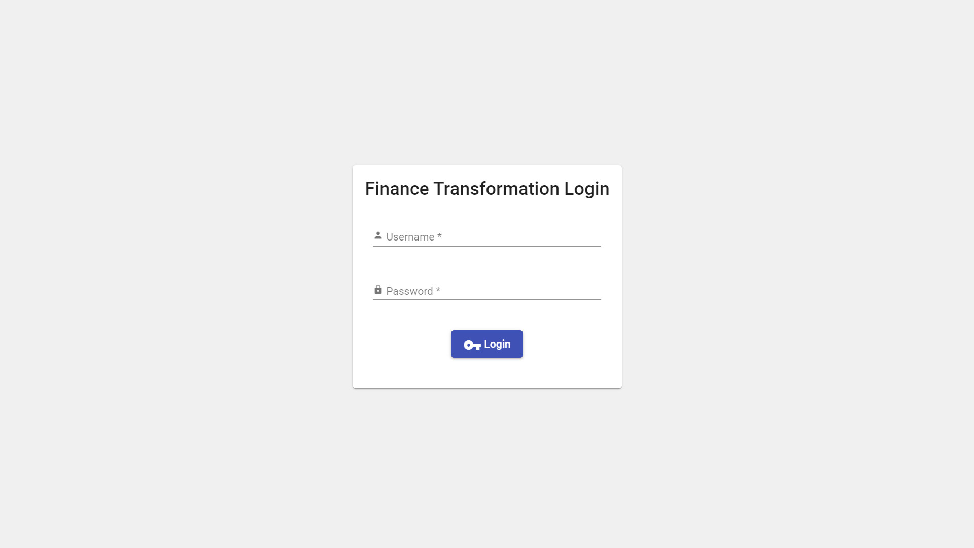 Finance Transformation Screenshot 1